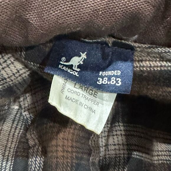 Kangol Cord Hudson Brown Corduroy Flat Cap Men’s Large - Picture 3 of 4